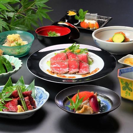 Baigetsu Ryokan Shimosuwa Bagian luar foto