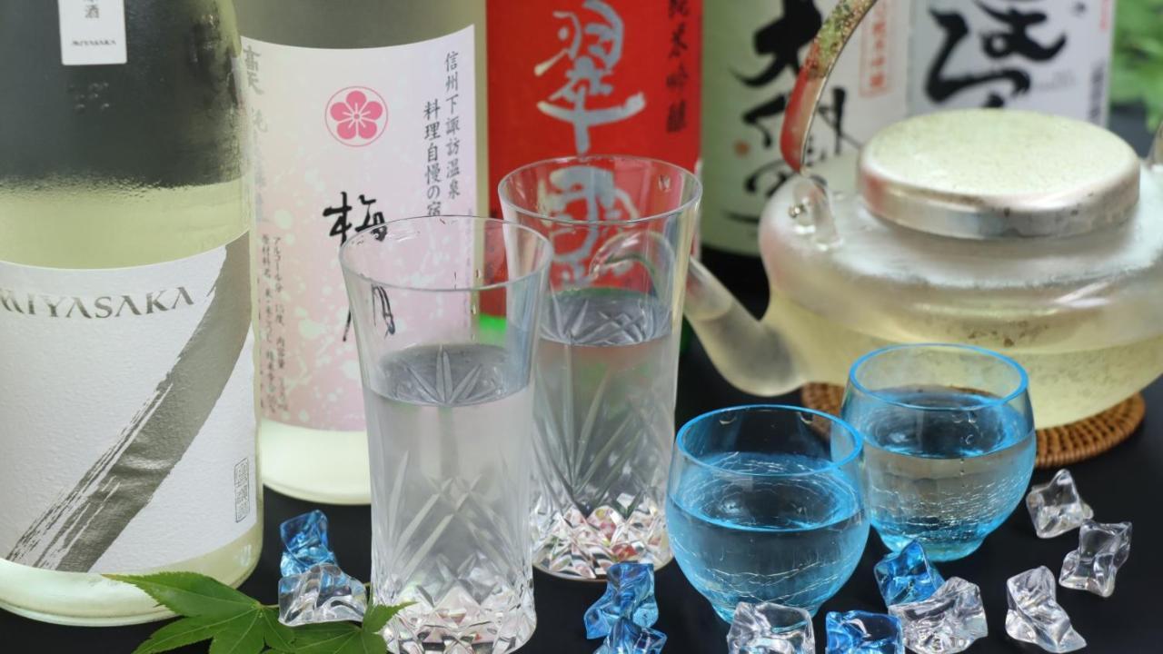 Baigetsu Ryokan Shimosuwa Bagian luar foto